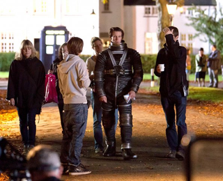 Illustration for article titled Set photos from the Doctor Who Christmas special